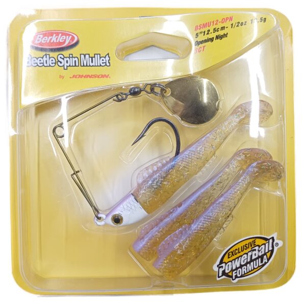 Pack Señuelos De Goma Berkley Beetle Spin Mullet Spinnerbait - Image 5