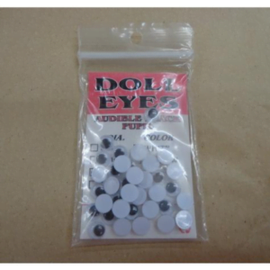 Material Atado Mosca Ojos Pupila 7 Mm De Diametro Doll Eyes