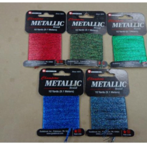 Material Atado Mosca Hilos Gudebrod Metallic Braid