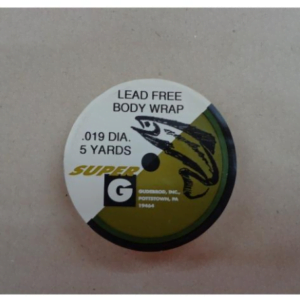 Material Atado Mosca Lead Free Body Wrap Gudebrod Hilo lastre