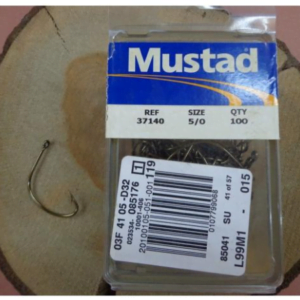 Anzuelos Mustad 37140 Numero 5/0 Por 10 Unidades