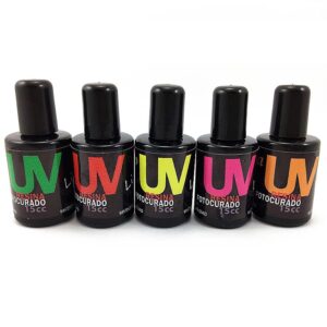 Material Atado mosca Resina Uv Fluo Colores