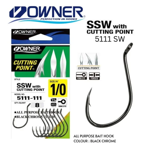 Anzuelos Owner 5111 SSW - 3/0 - 4/0 - 5/0 -