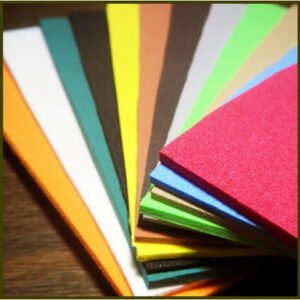 Foam Sheets 12 colores surtidos 15x7 cm c/u