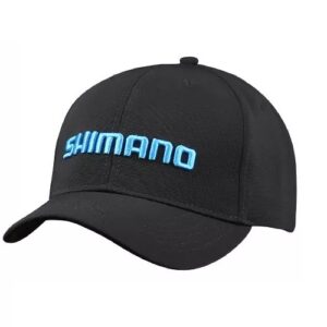 Gorra Shimano Classic Negra Bordado Cian