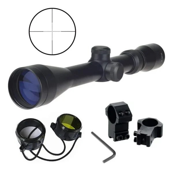Mira Telescópica Nux 3-9×40 Mil Dot Tubo 25 MM