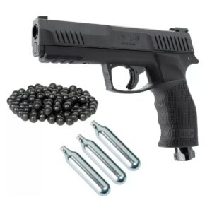 Pistola Umarex T4E TP50 Generacion2 Traumática Disuasiva + 3 Capsulas +  100 Postas De Goma