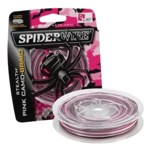 Multifilamento Spiderwire Stealth Pink Camo Braid 0.30 MM, 30 Libras x 182 Metros