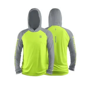 Remera Payo Breaking Limits Combinada Pera y Gris