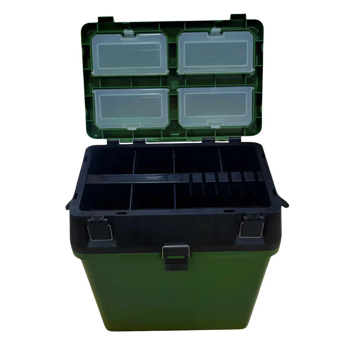 Caja De Pesca Grande 3 En 1 Caja, Balde, Asiento - Imagen 3