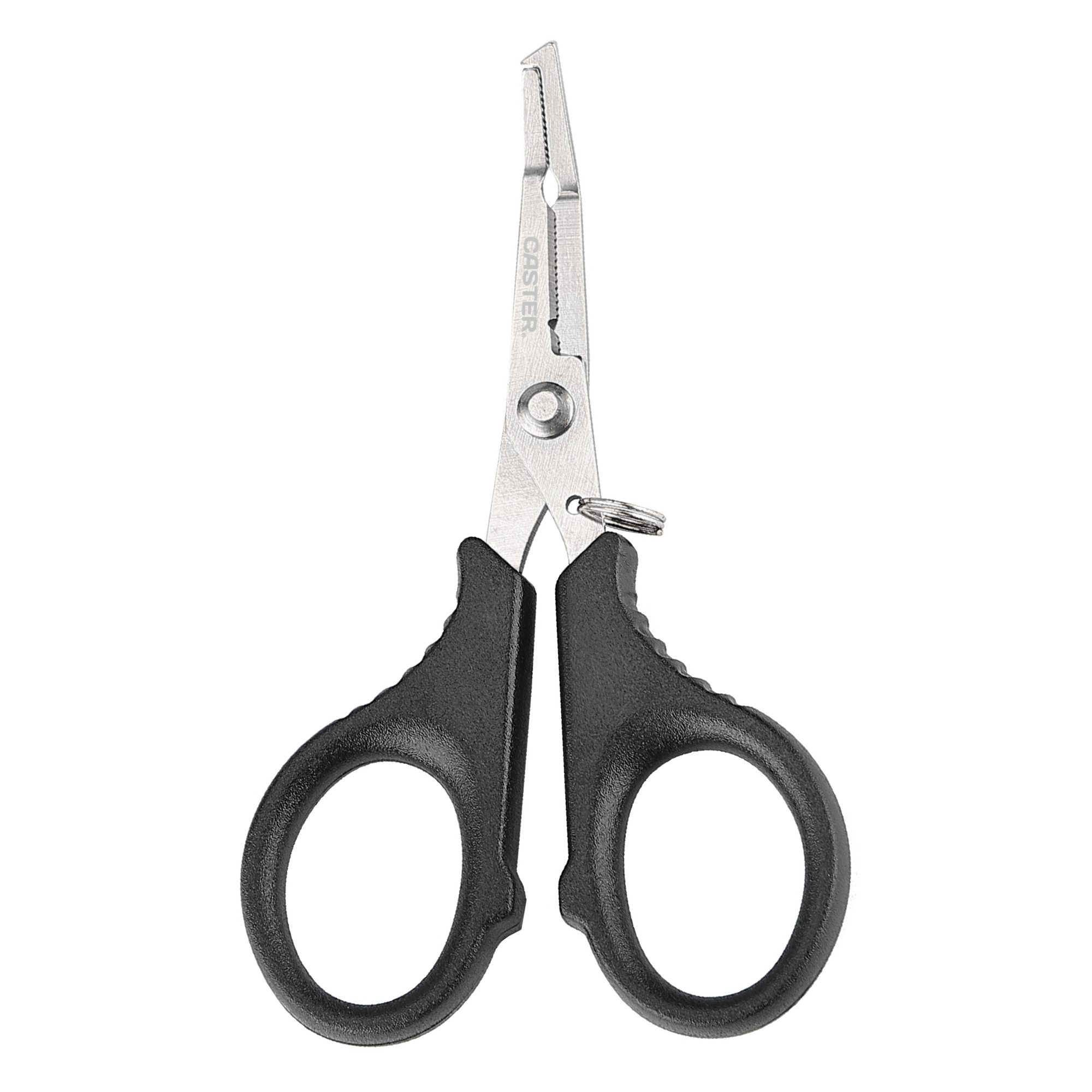 Tijera Caster Para Multifilamento Micro Dentada y Abre Anillas