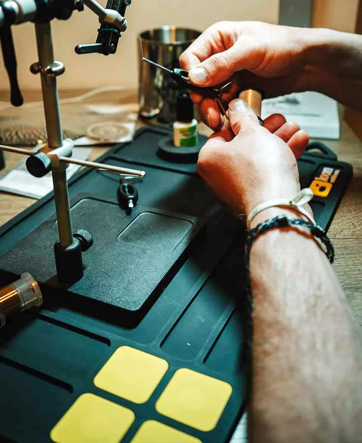 Tapete de atado Loon Fly Tying Mat - Imagen 3
