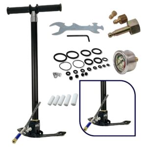 Inflador Pcp Bolt (Fox) Alta Presión Con Manómetro Y Kit