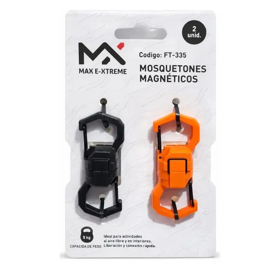 Mosquetones Magneticos Max Extreme x2 U.